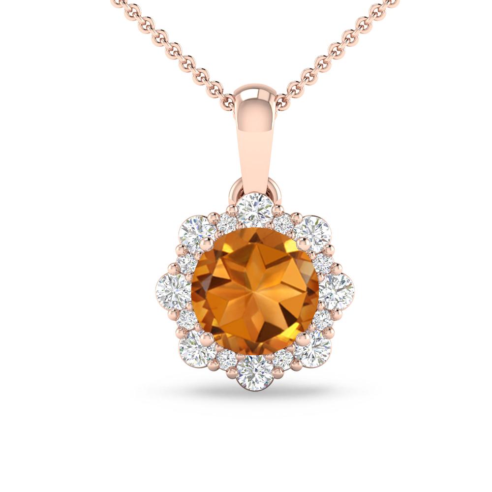 Rose Gold - Citrine