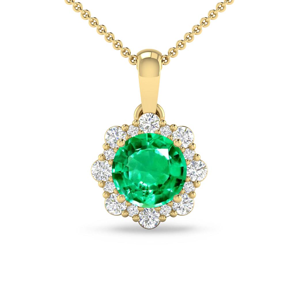 Yellow Gold - Emerald