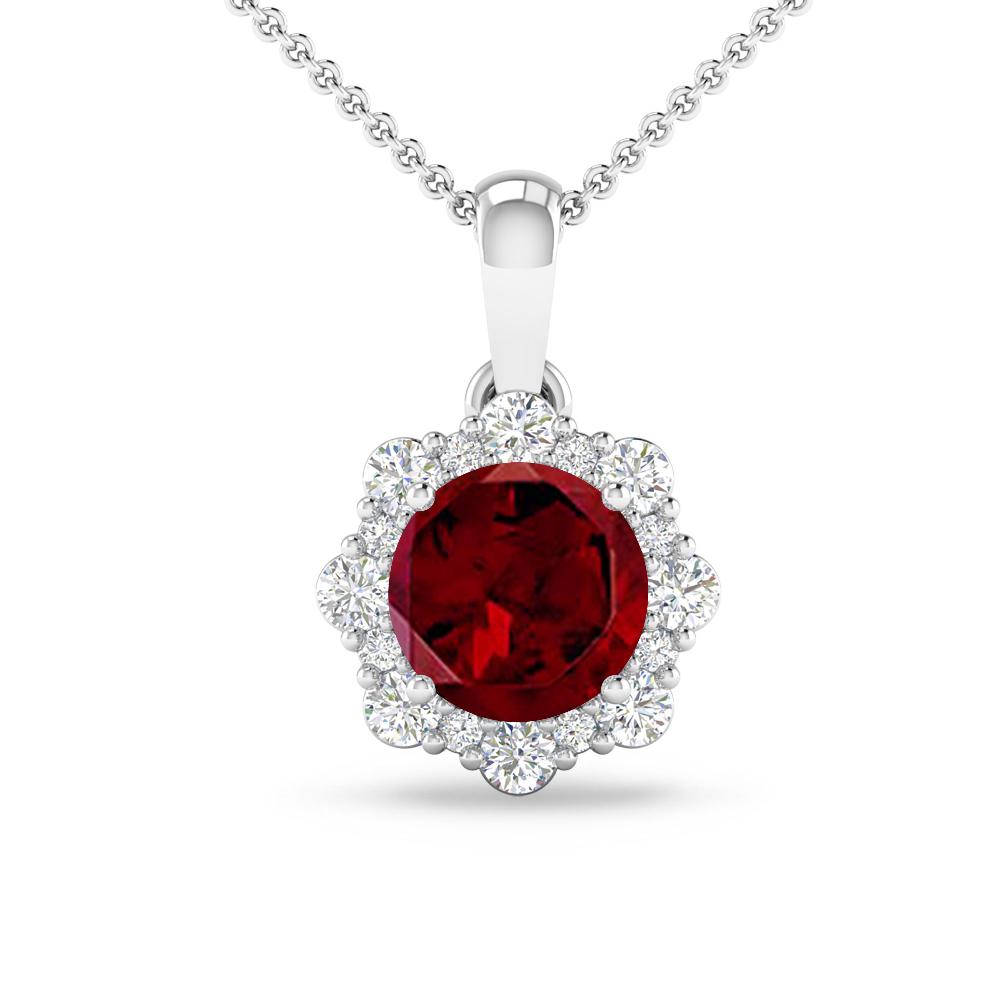 White Gold - Garnet