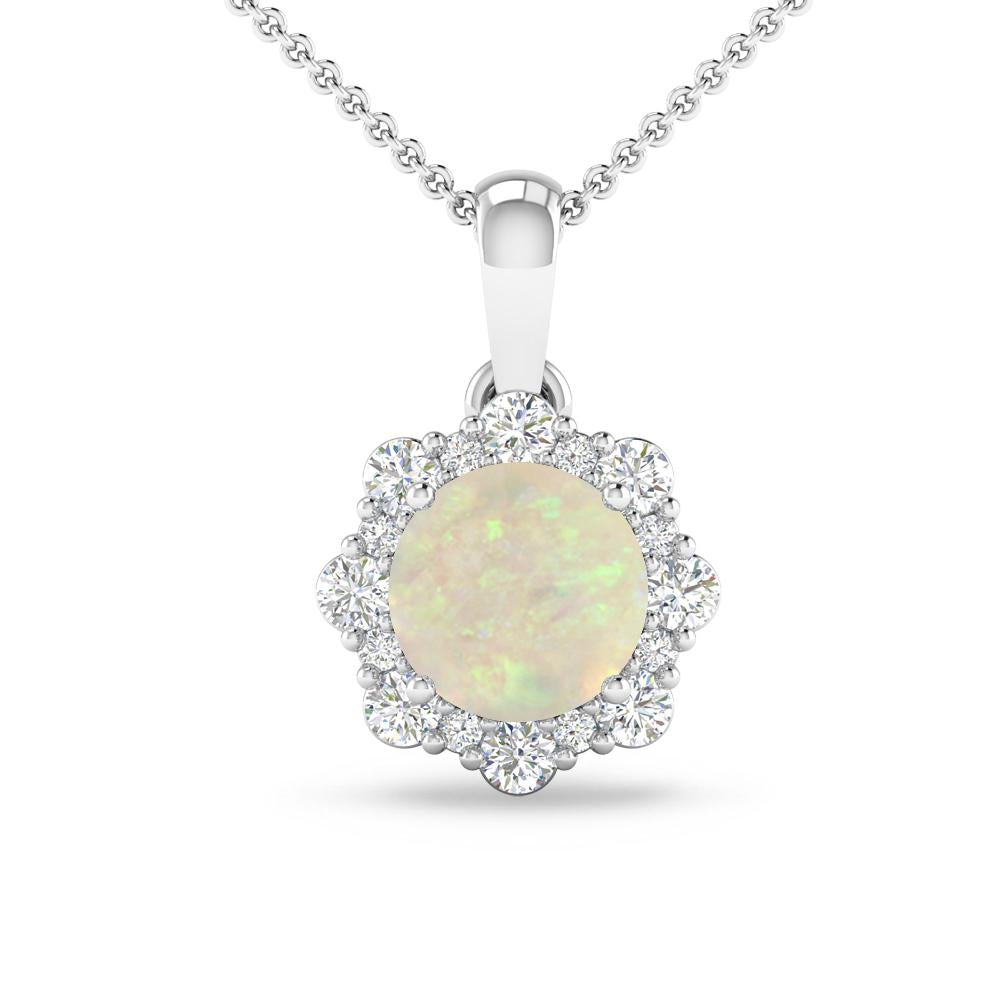 White Gold - Opal