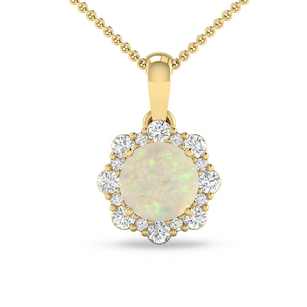 Yellow Gold - Opal