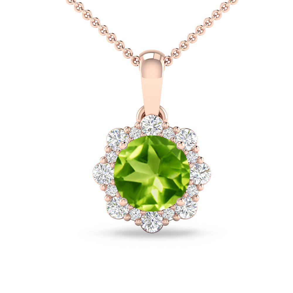 Rose Gold - Peridot