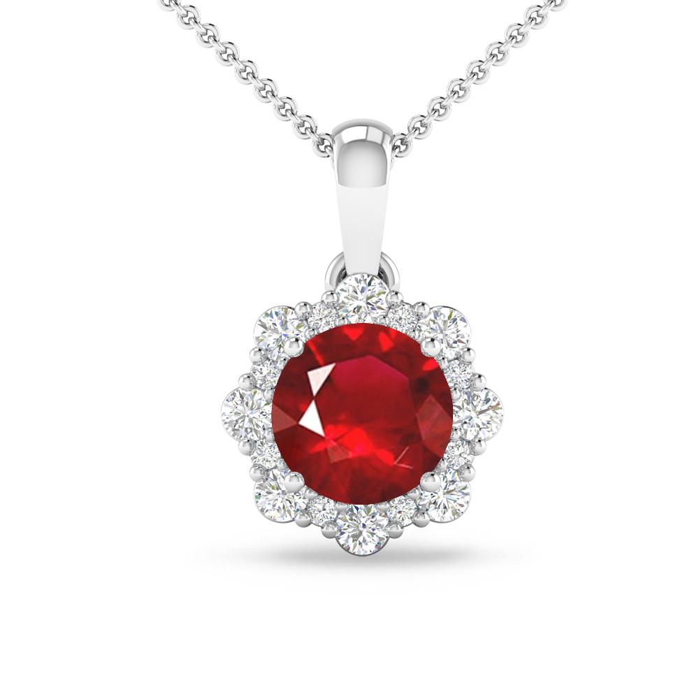 White Gold - Ruby