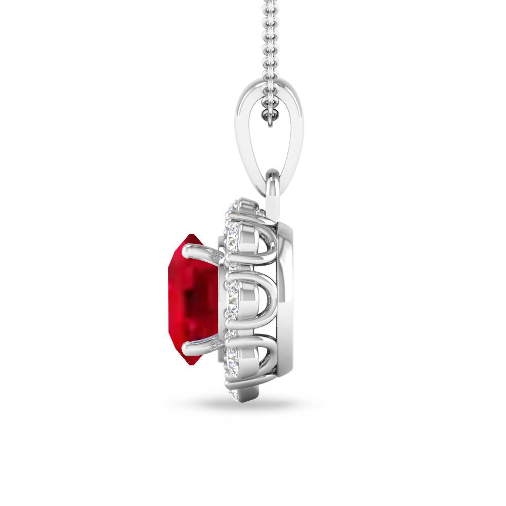 White Gold - Ruby