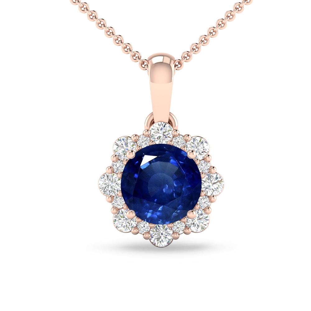 Rose Gold - Sapphire