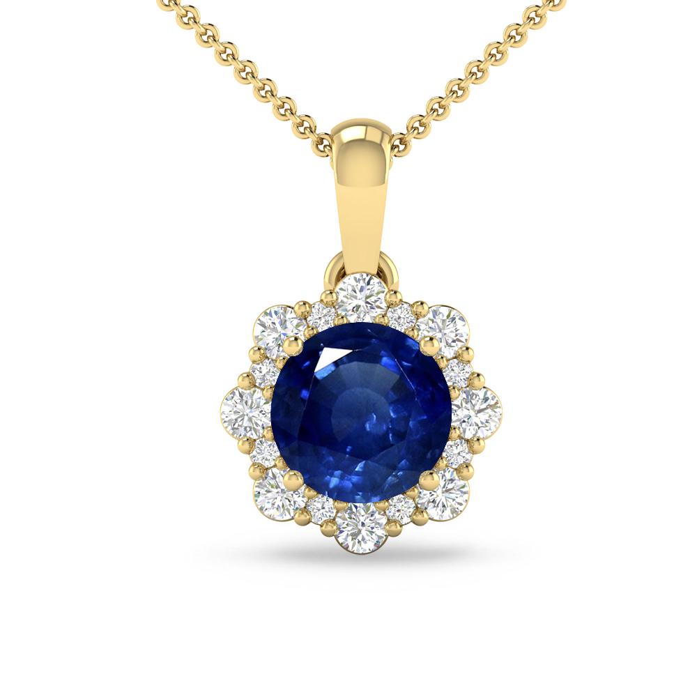 Yellow Gold - Sapphire