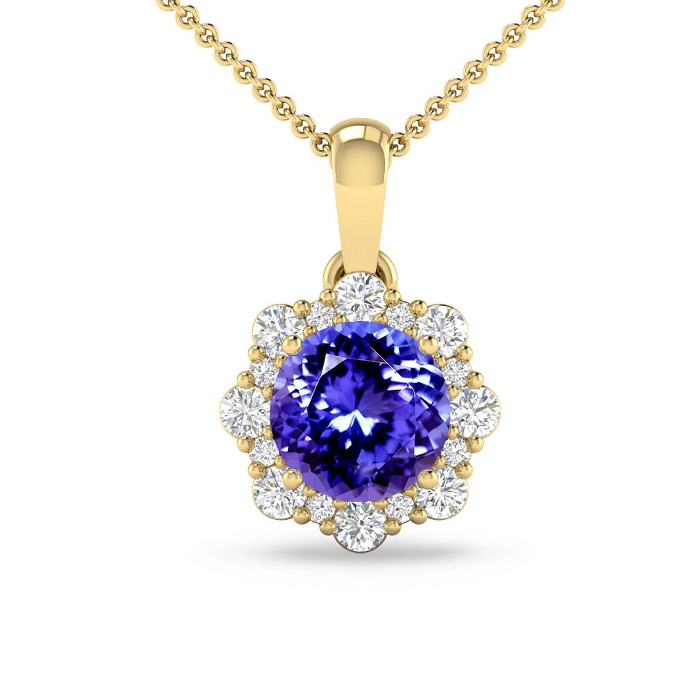 Yellow Gold - Tanzanite