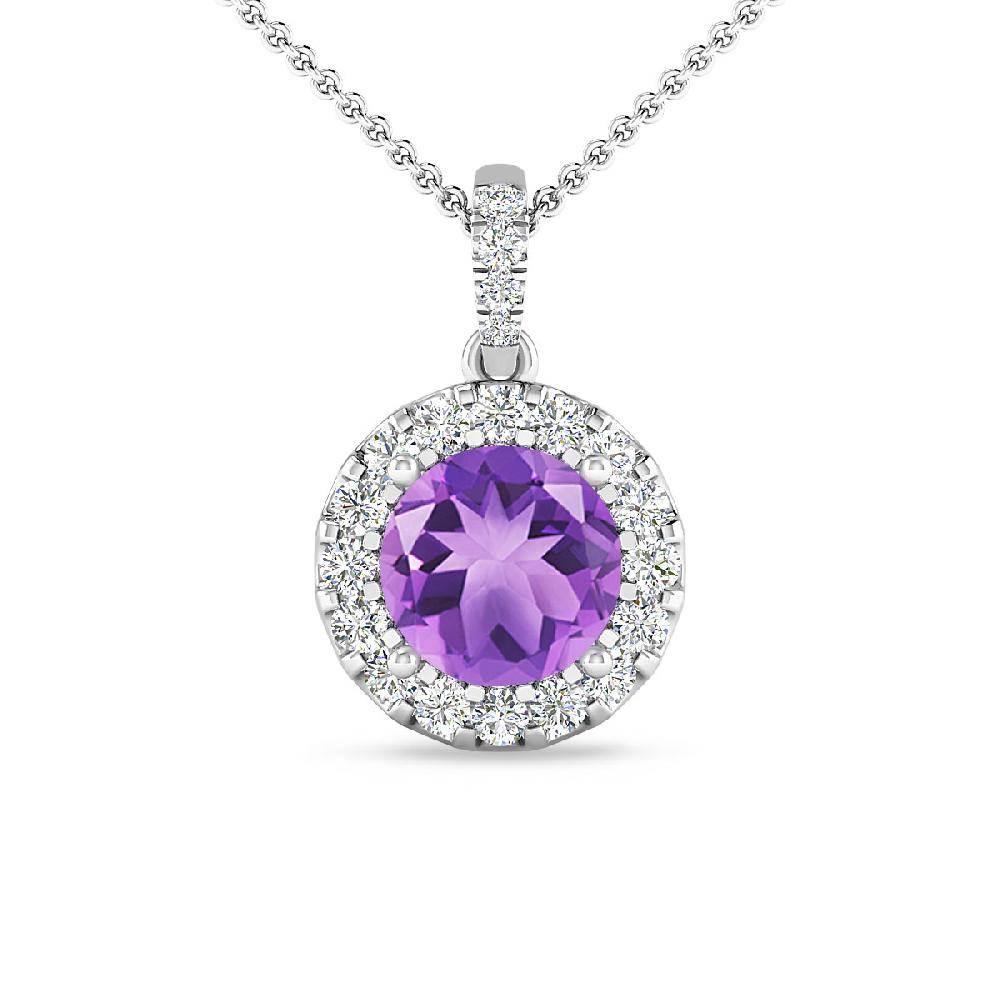 White Gold - Amethyst