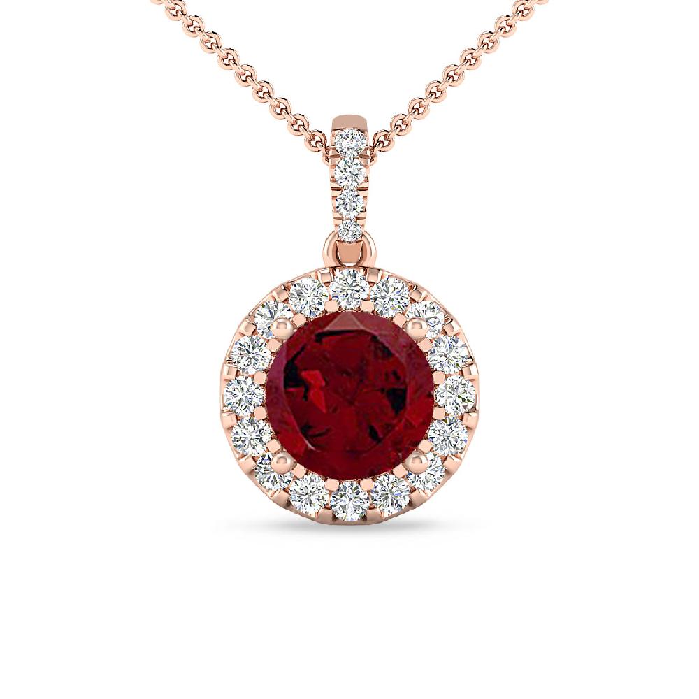 Rose Gold - Garnet