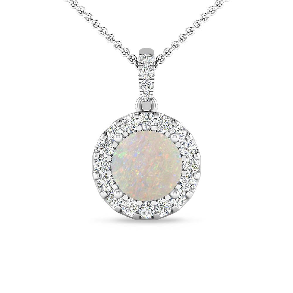 White Gold - Opal