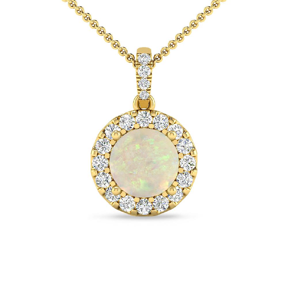 Yellow Gold - Opal