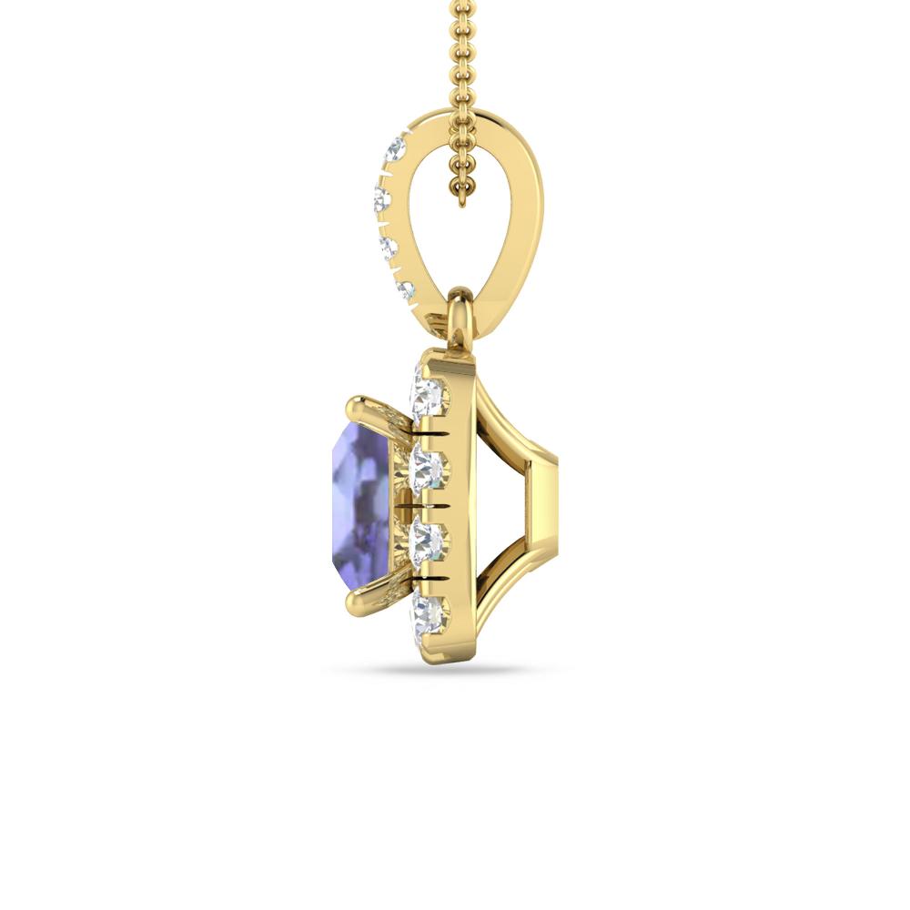 Yellow Gold - Tanzanite