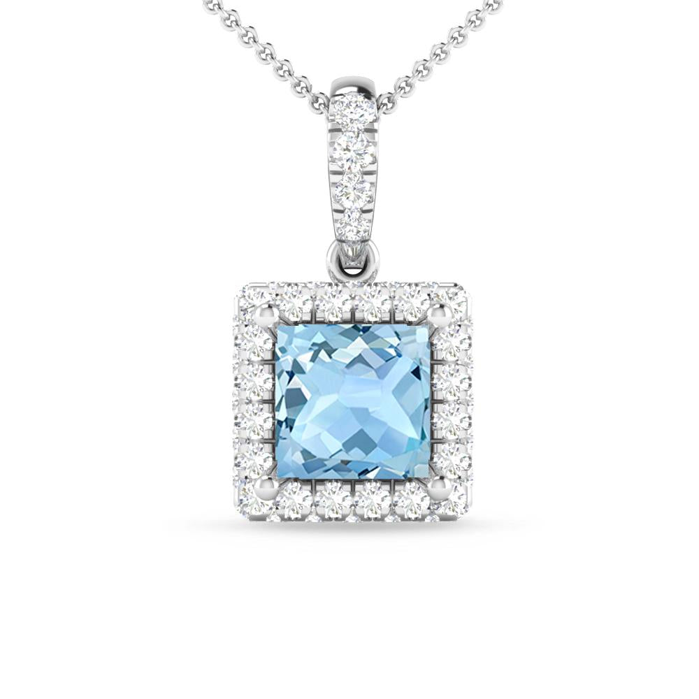 White Gold - Aquamarine