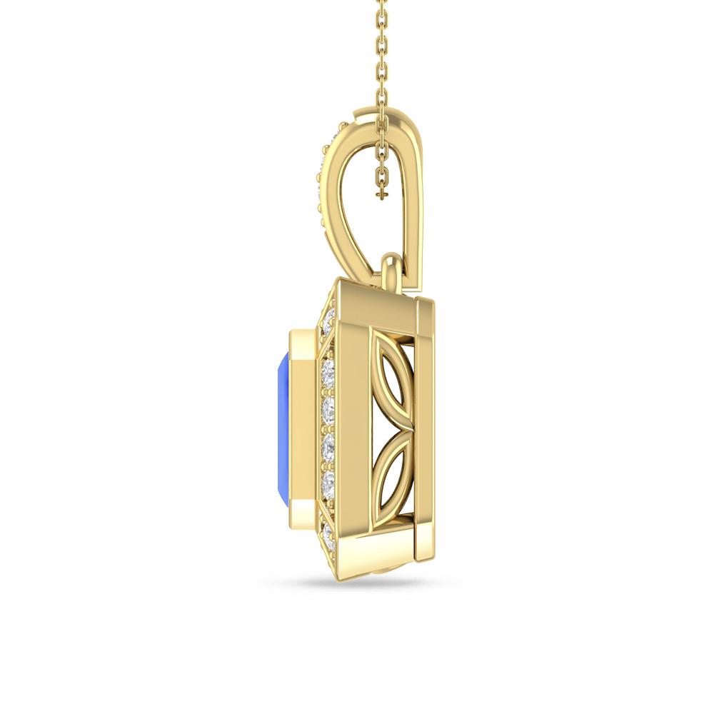 Yellow Gold - Tanzanite