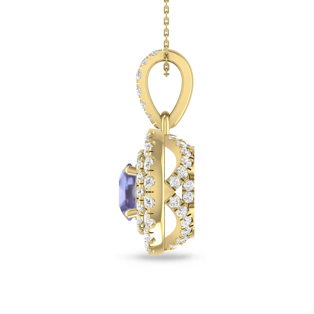 Yellow Gold - Tanzanite