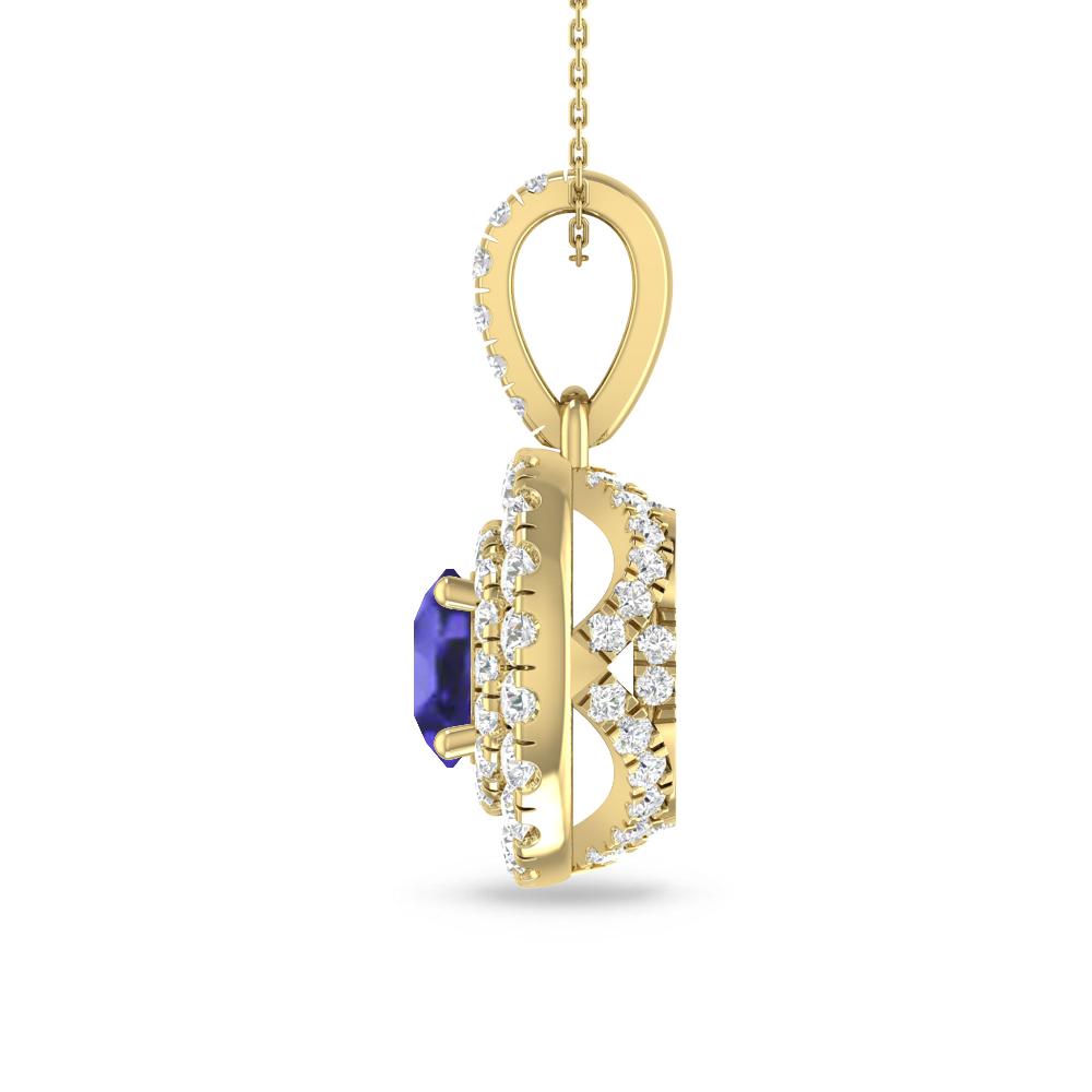Yellow Gold - Tanzanite