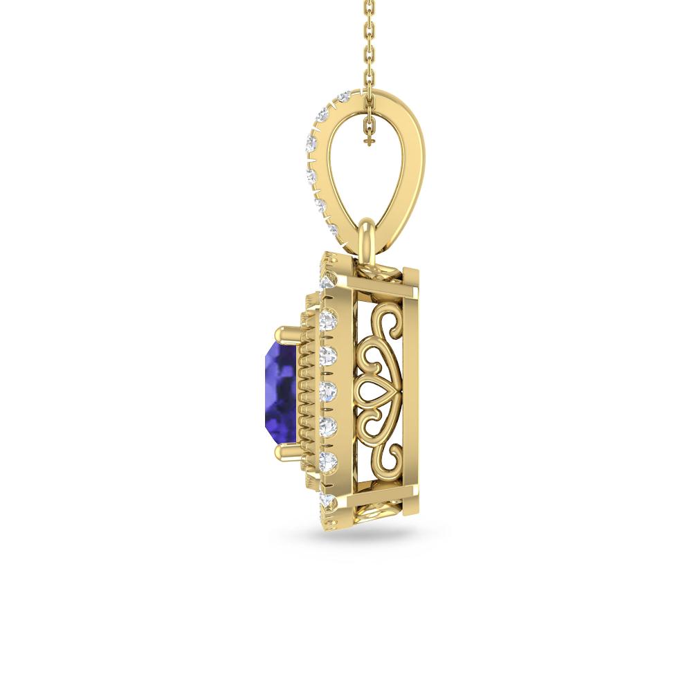 Yellow Gold - Tanzanite
