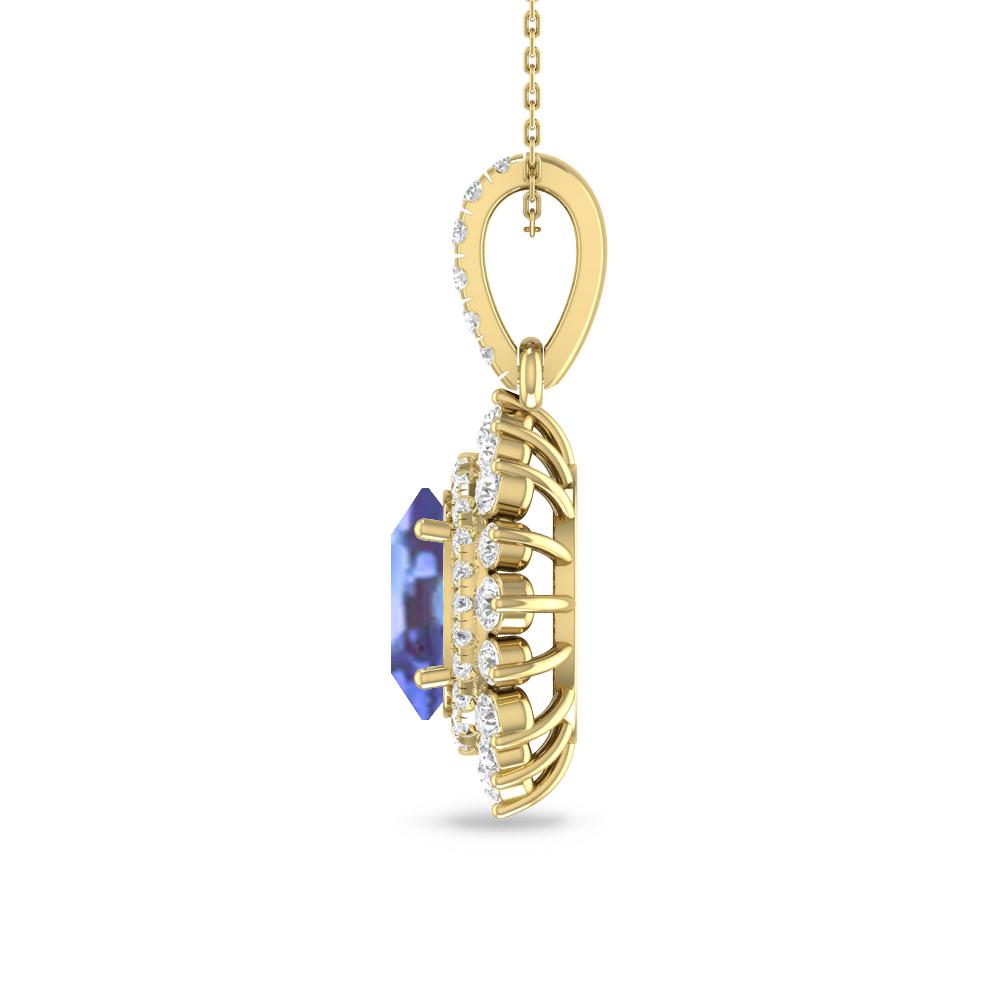 Yellow Gold - Tanzanite