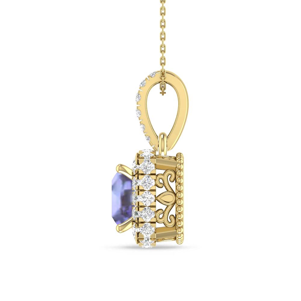 Yellow Gold - Tanzanite