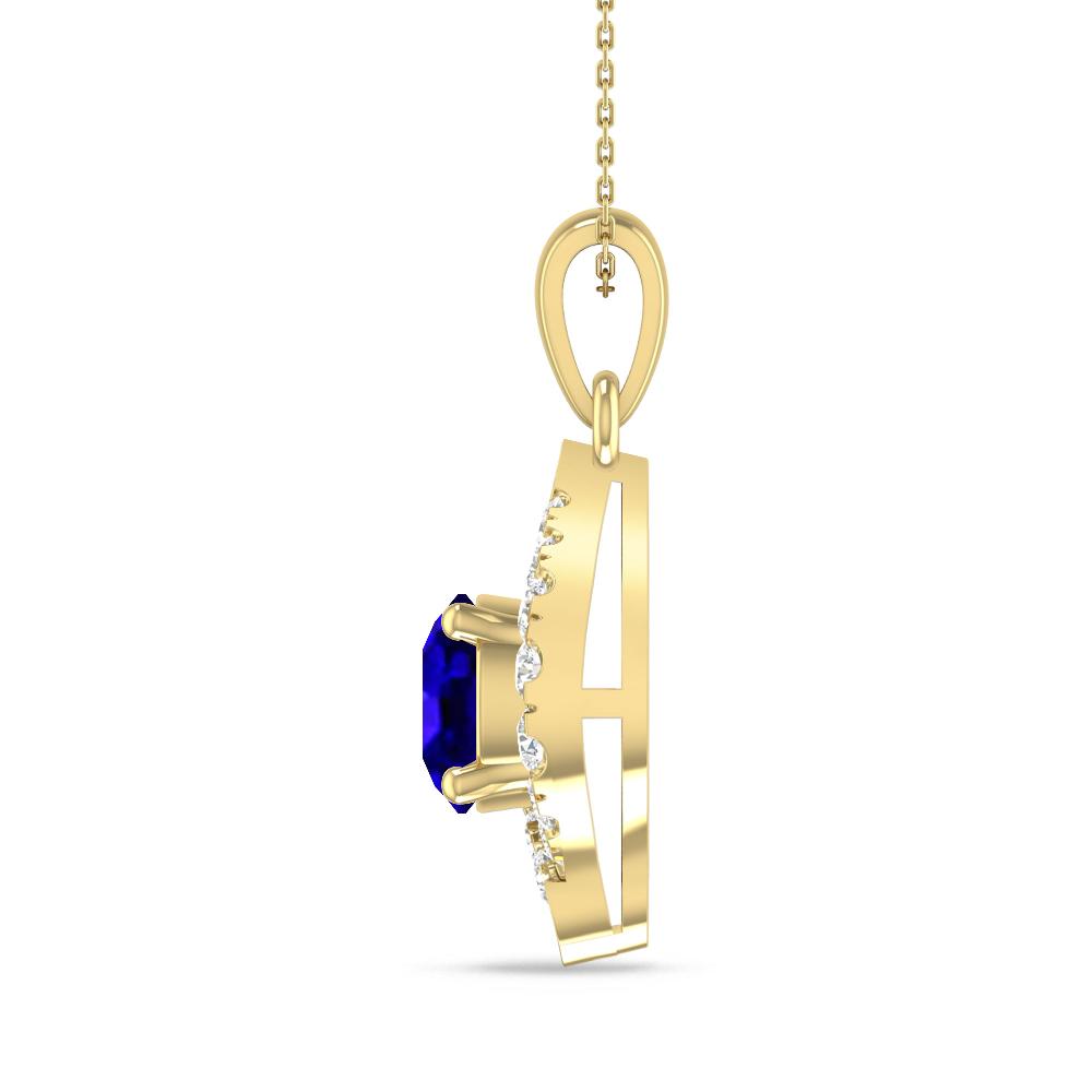 Yellow Gold - Tanzanite