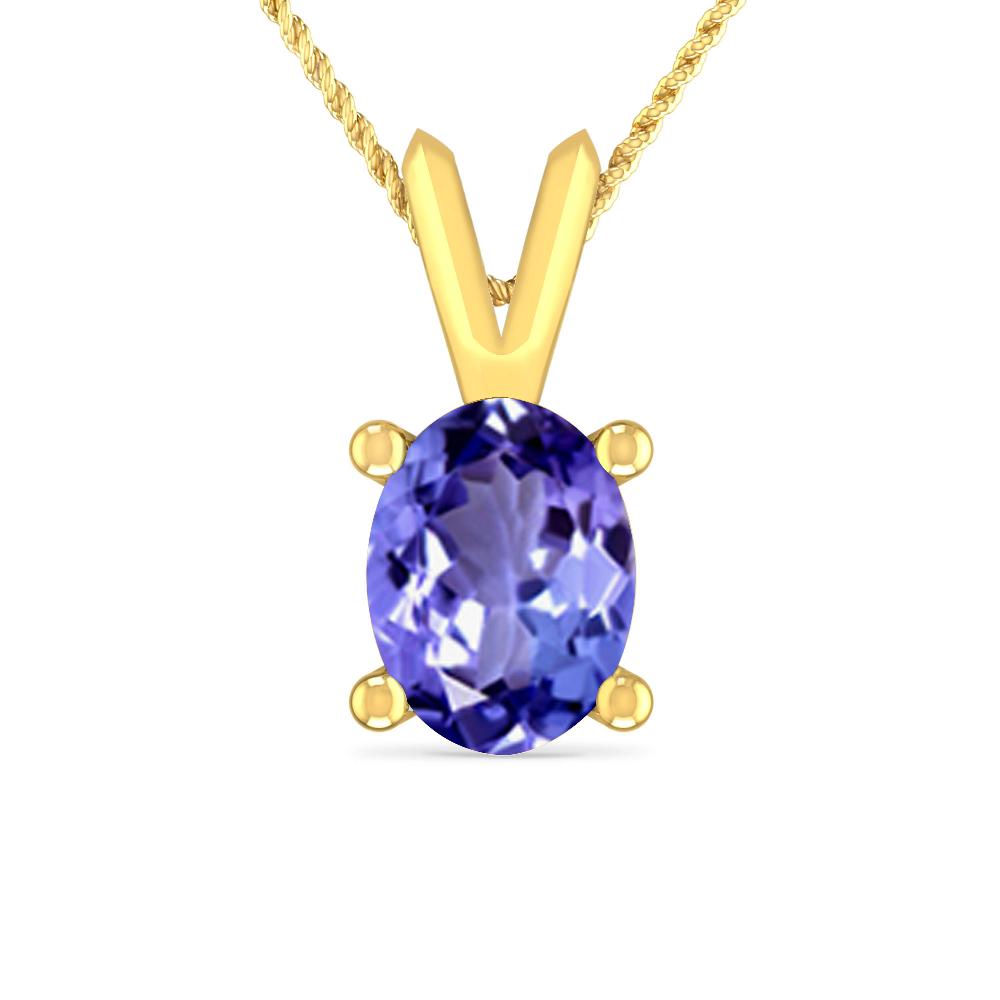 Yellow Gold - Tanzanite