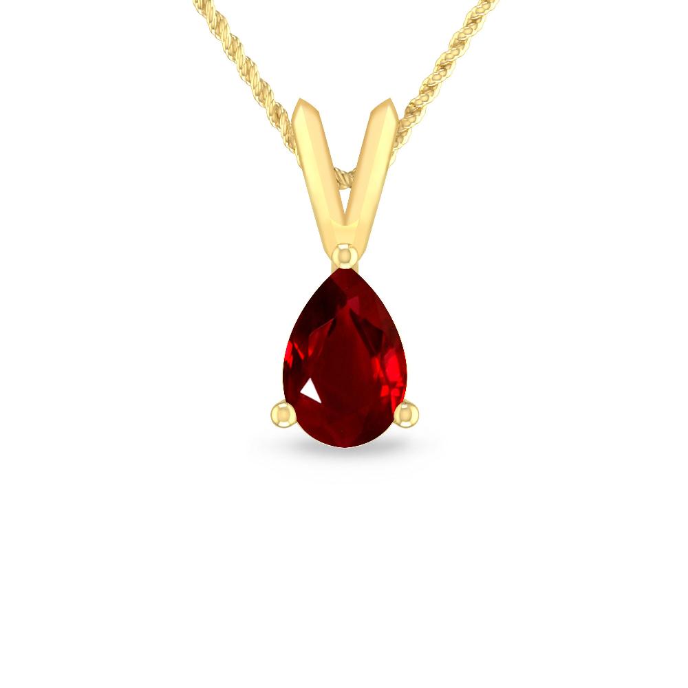 Yellow Gold - Ruby