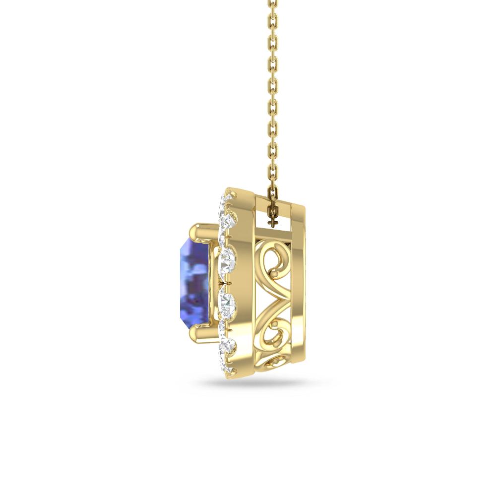 Yellow Gold - Tanzanite
