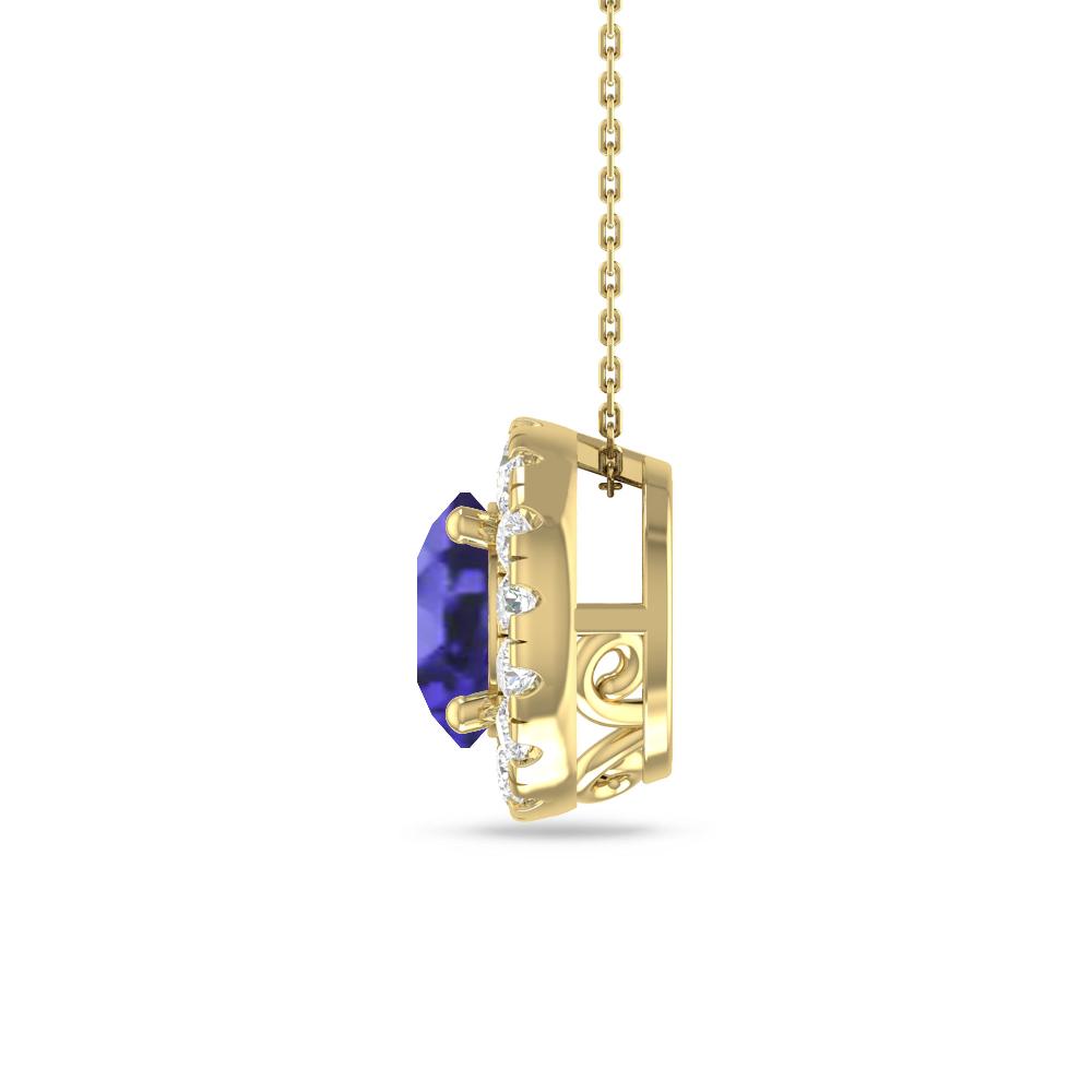 Yellow Gold - Tanzanite