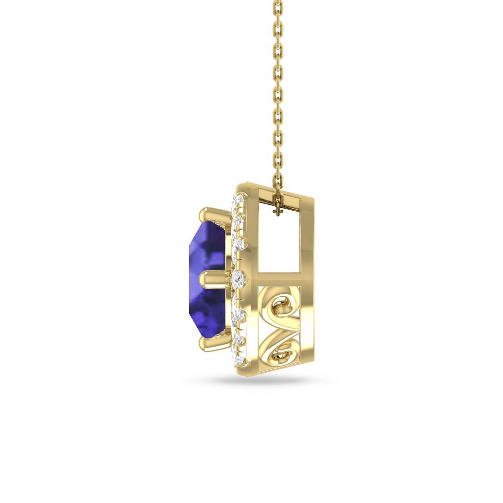 Yellow Gold - Tanzanite