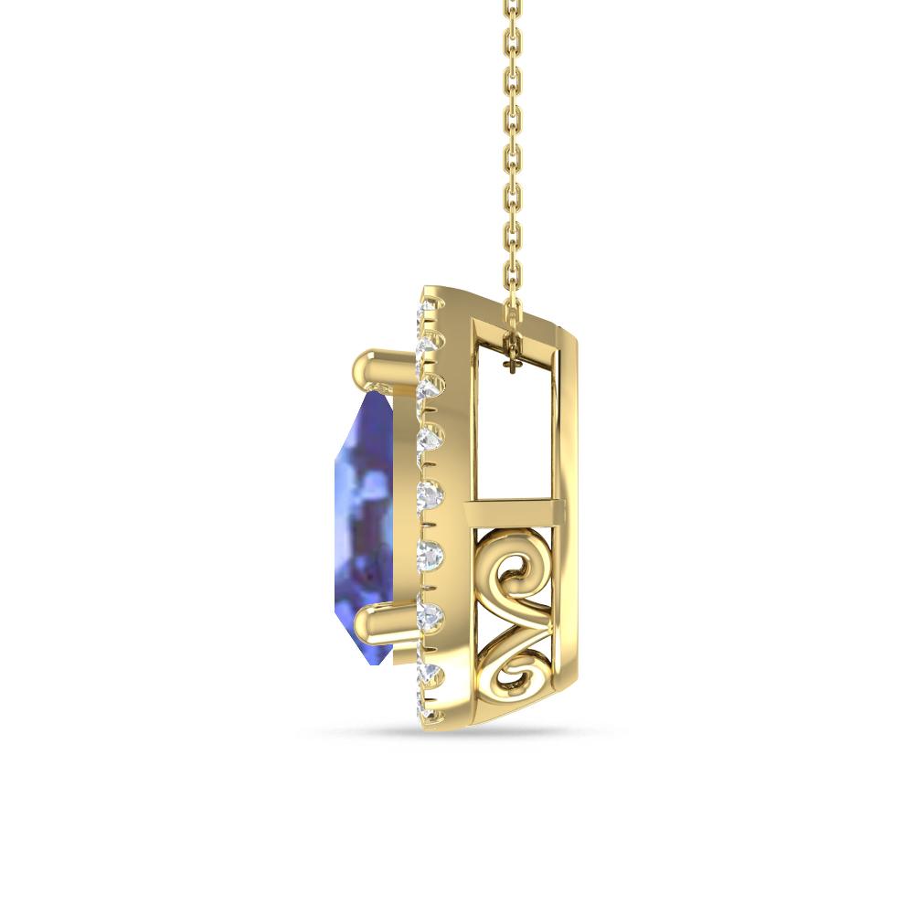 Yellow Gold - Tanzanite
