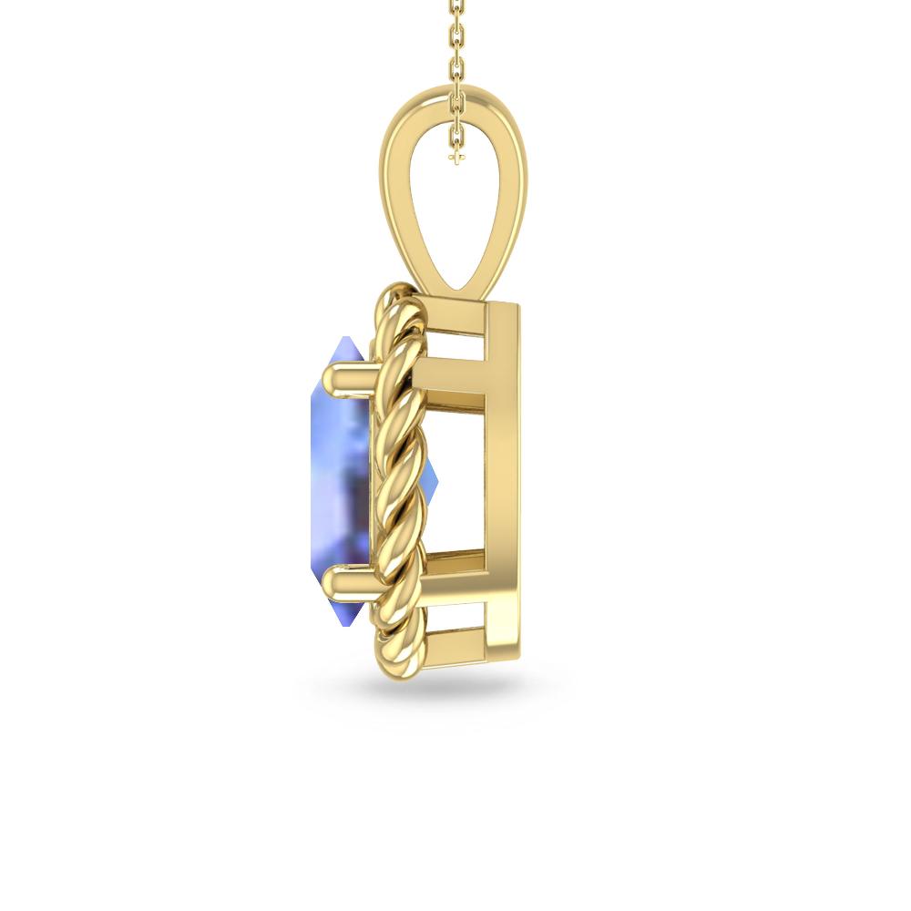 Yellow Gold - Tanzanite