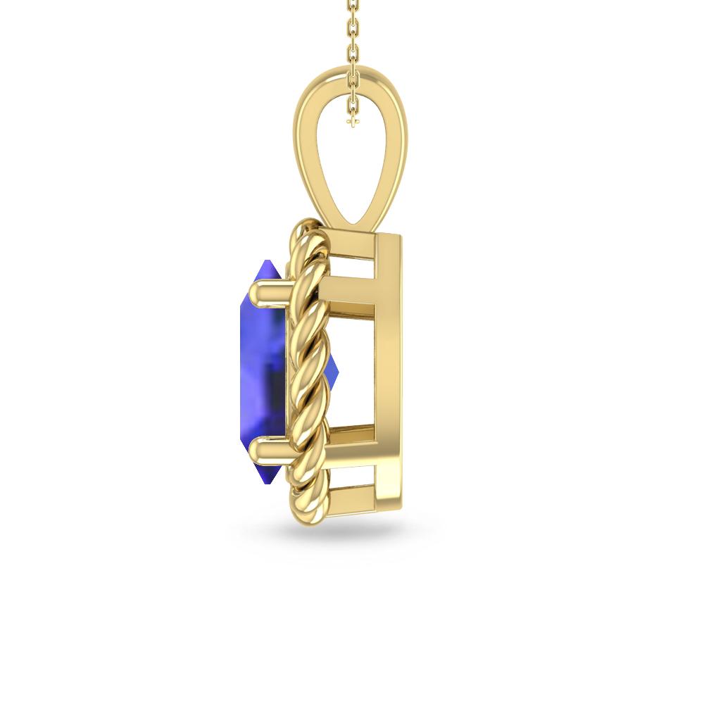 Yellow Gold - Tanzanite