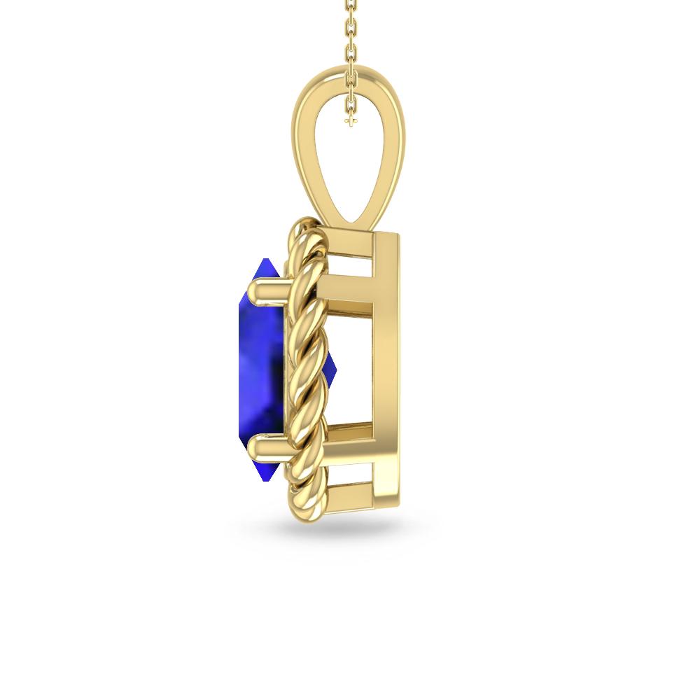 Yellow Gold - Tanzanite