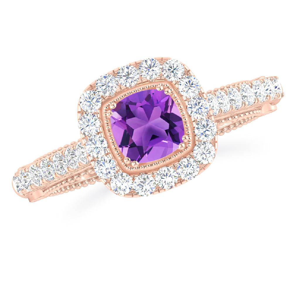 Rose Gold - Amethyst