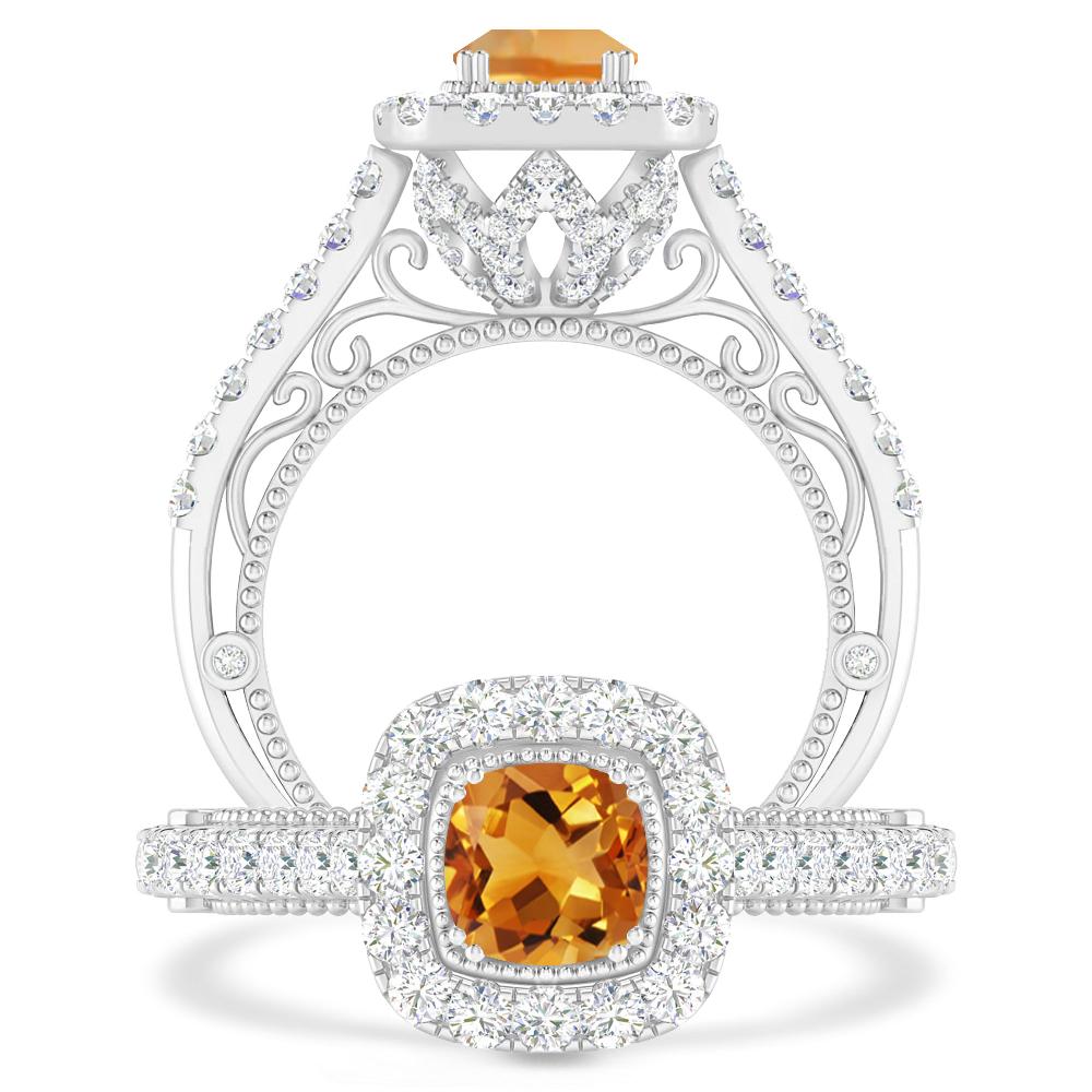 White Gold - Citrine