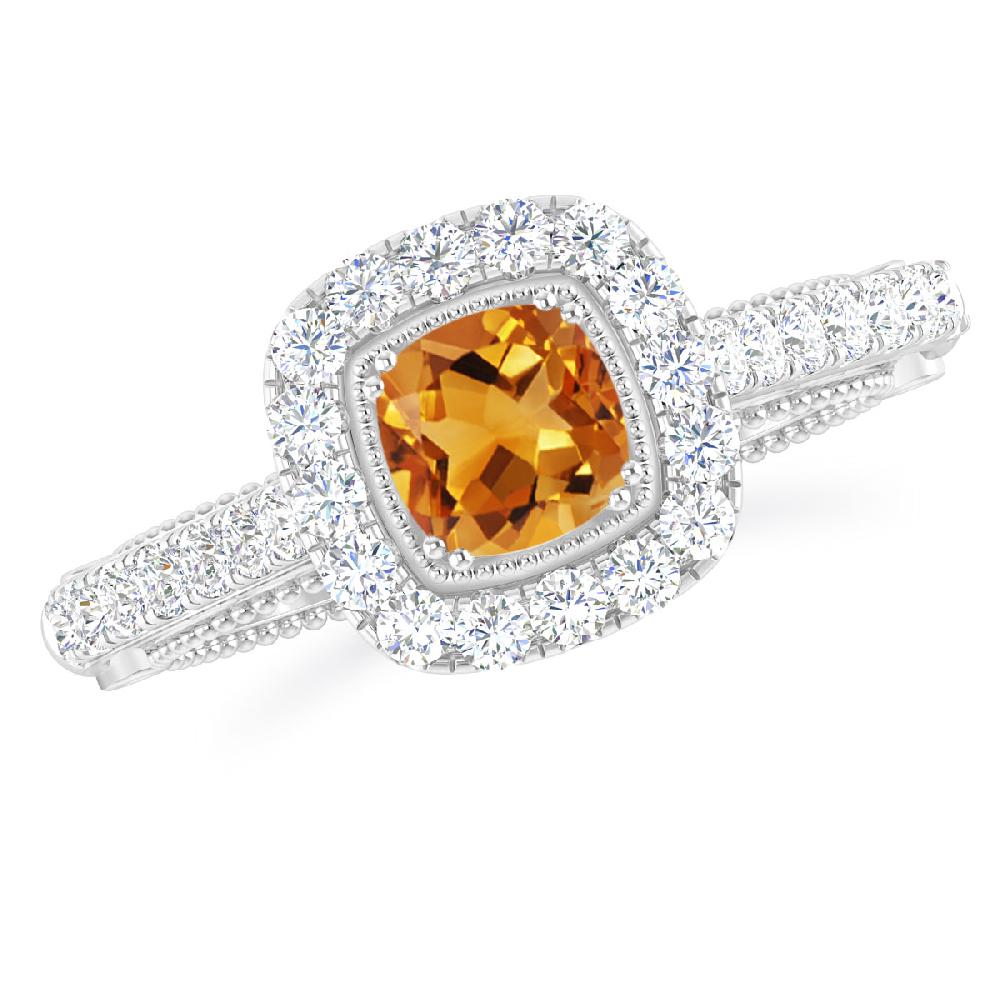 White Gold - Citrine