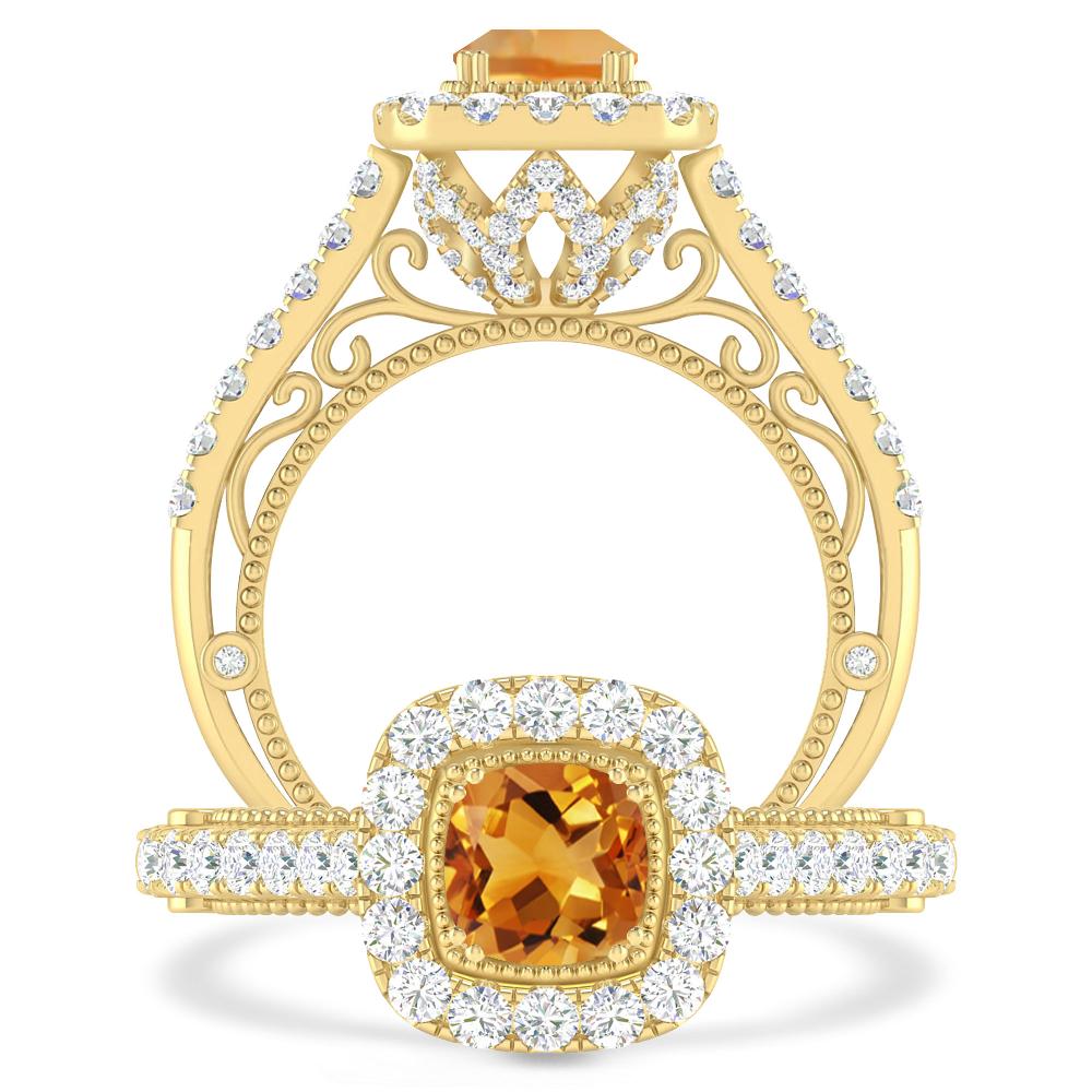 Yellow Gold - Citrine