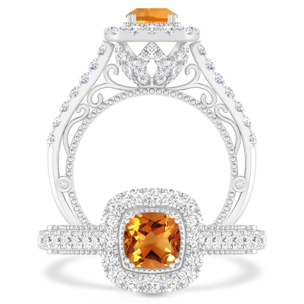 White Gold - Citrine