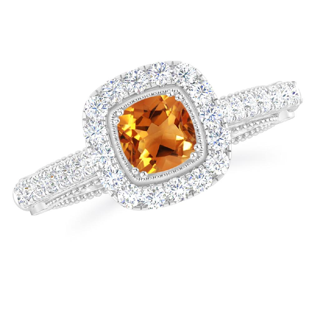 White Gold - Citrine