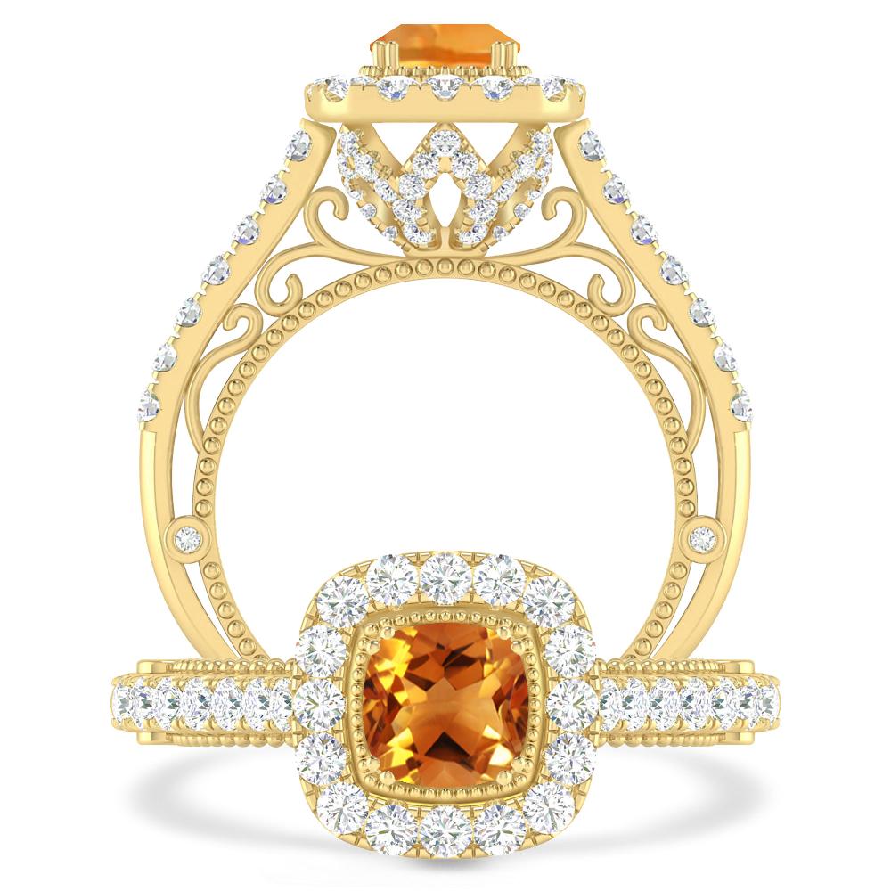 Yellow Gold - Citrine