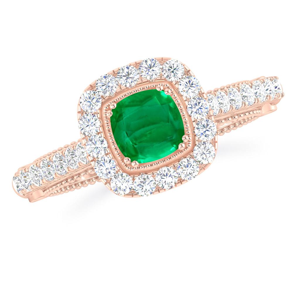 Rose Gold - Emerald