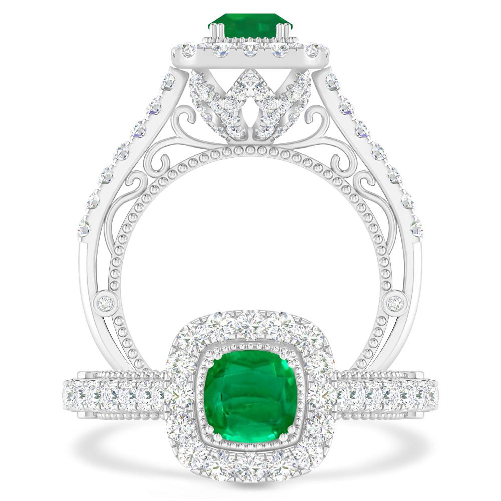 White Gold - Emerald