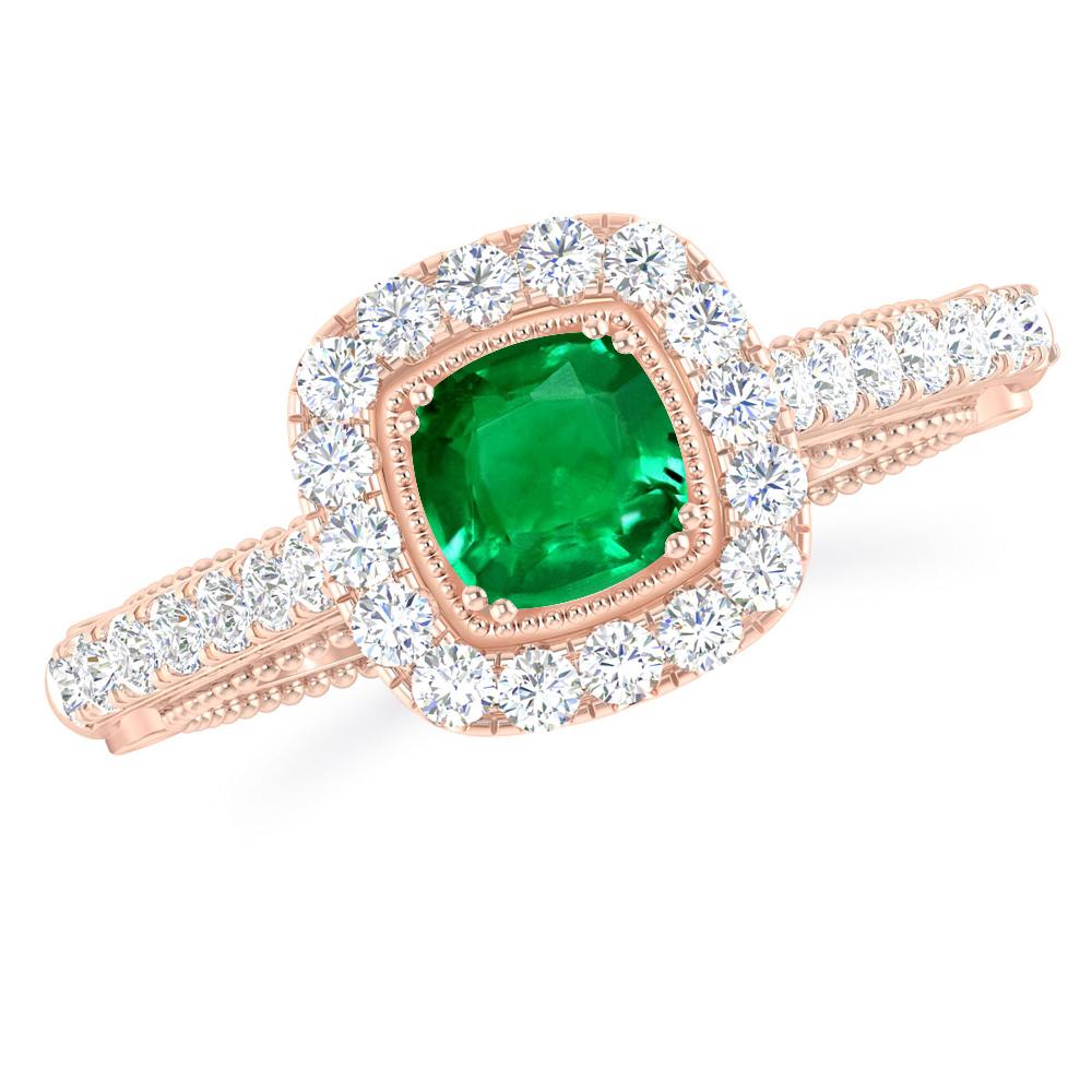Rose Gold - Emerald