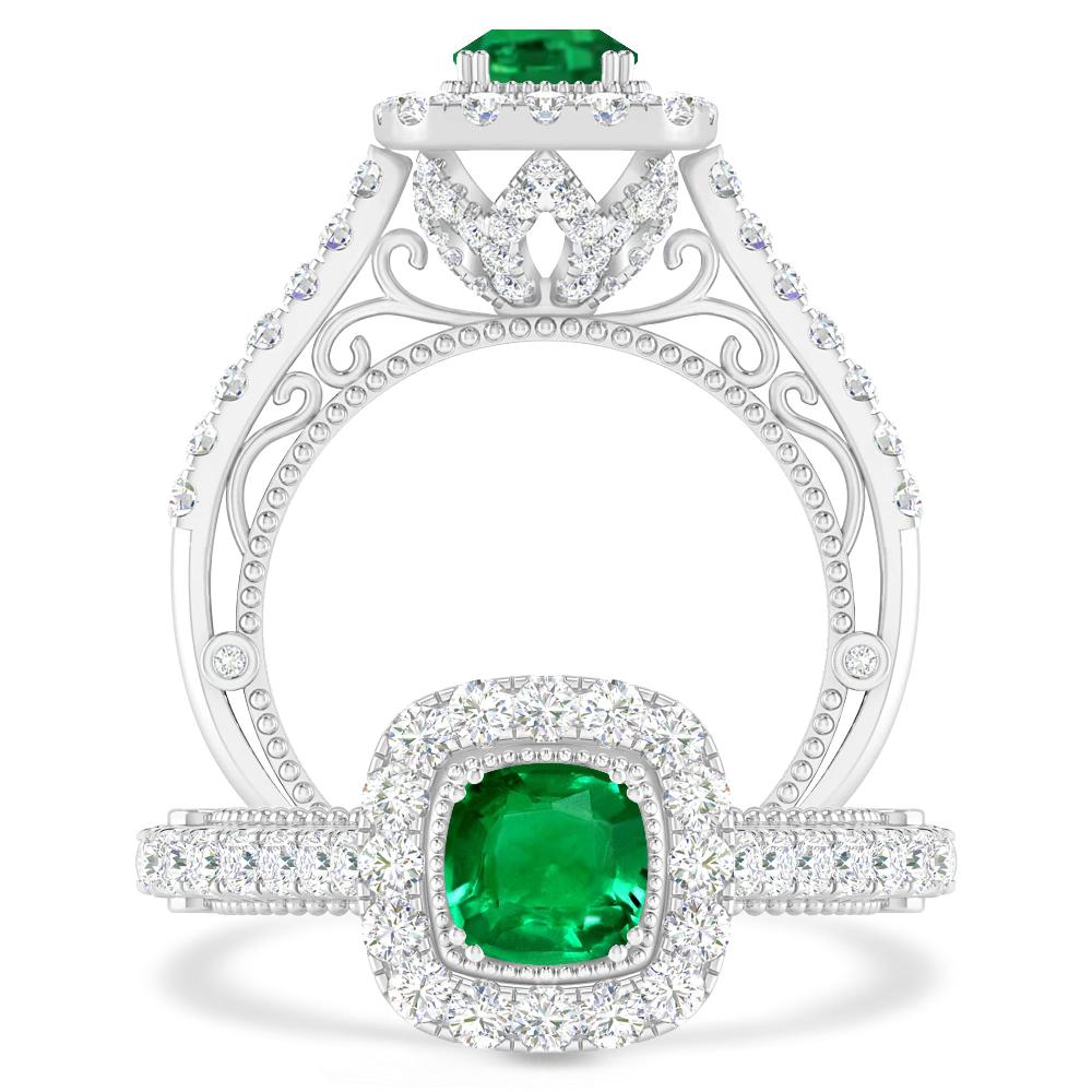 White Gold - Emerald