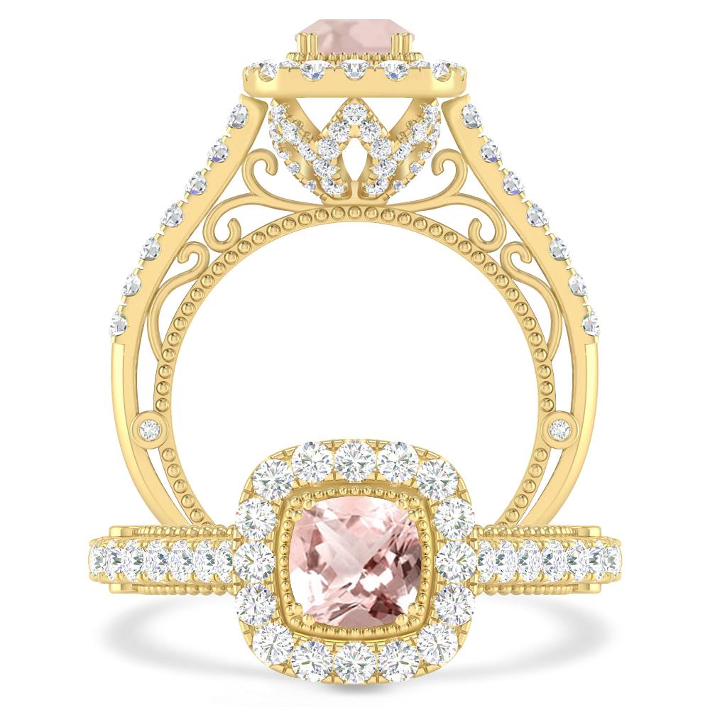 Yellow Gold - Morganite