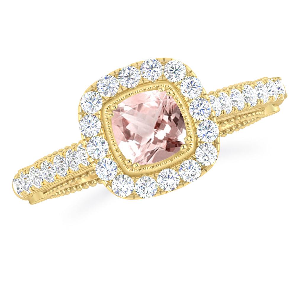 Yellow Gold - Morganite