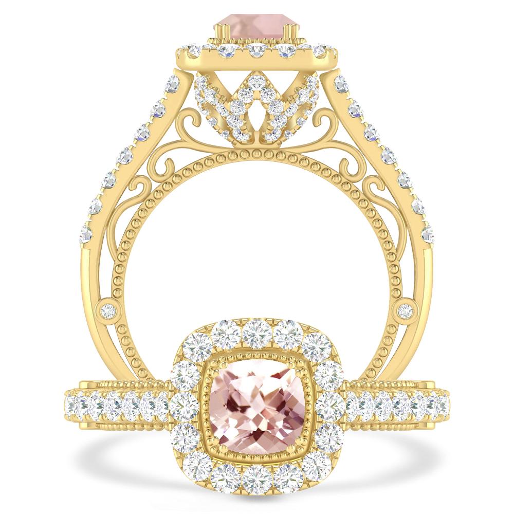 Yellow Gold - Morganite