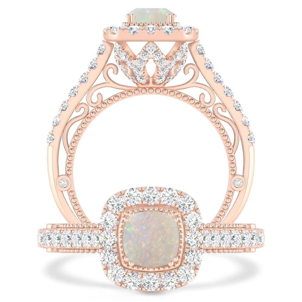 Rose Gold - Opal