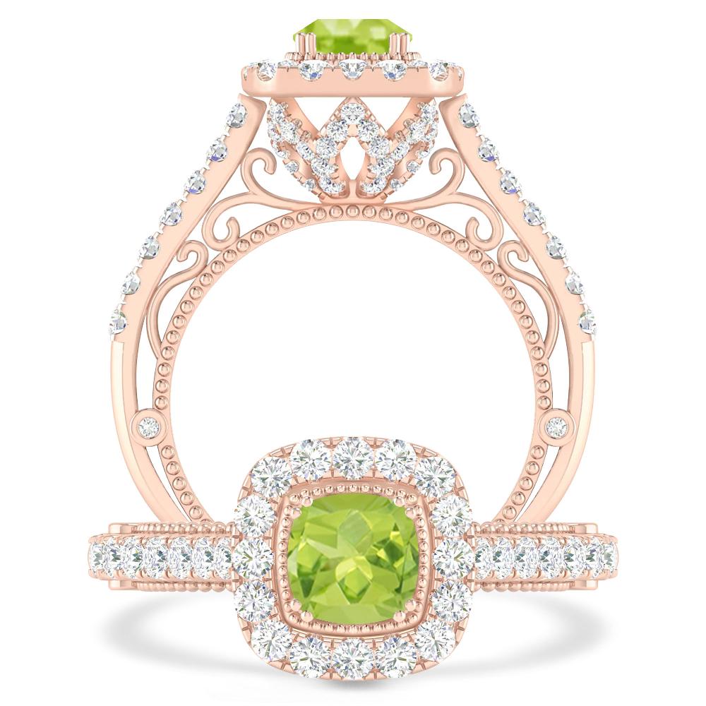 Rose Gold - Peridot