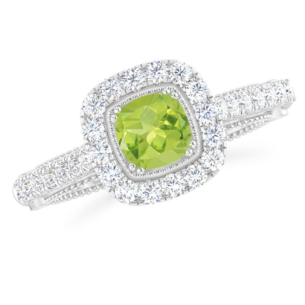 White Gold - Peridot